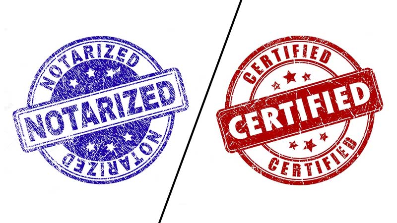 Notarized vs. Certified Translation